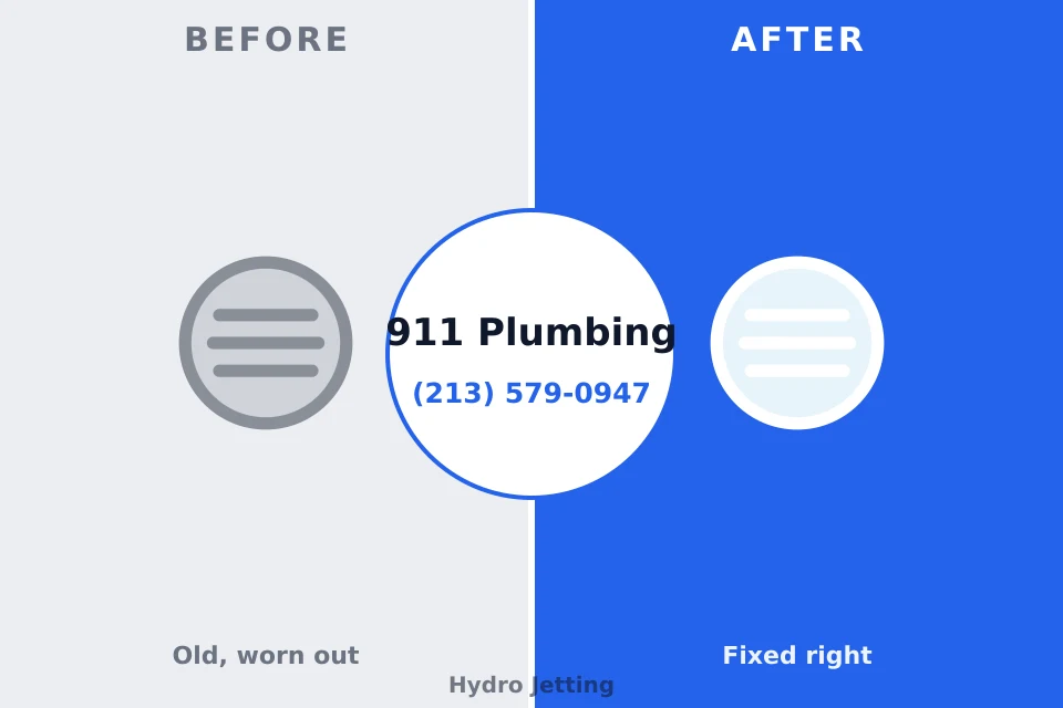 Before and after: plumbing repair Rock Hill, NY